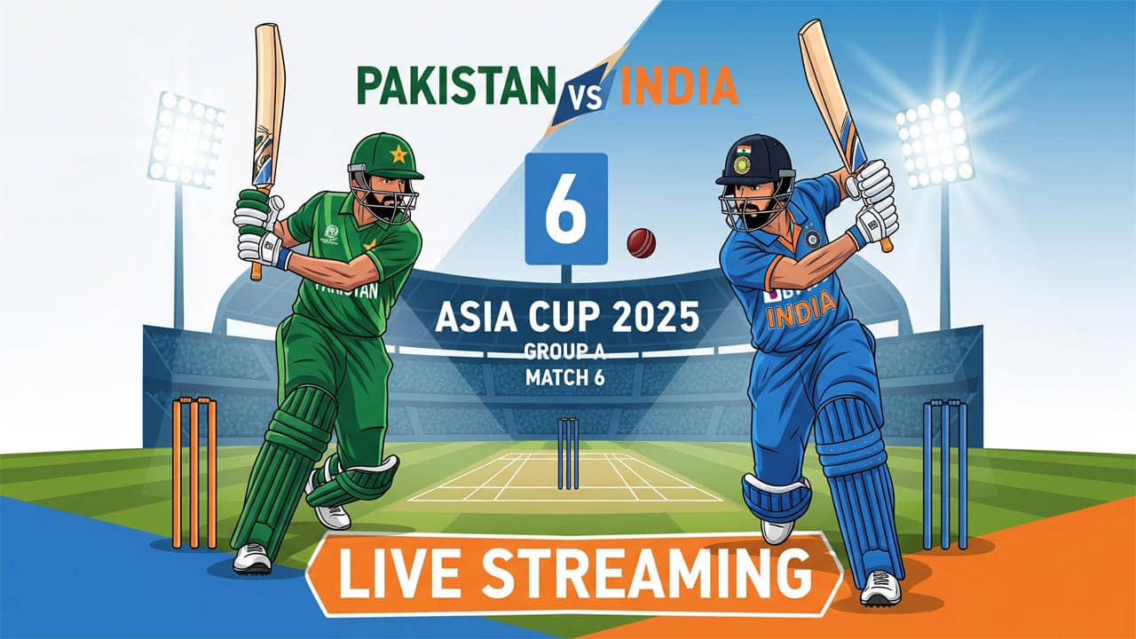 Pakistan vs India Asia Cup 2025 Live Telecast